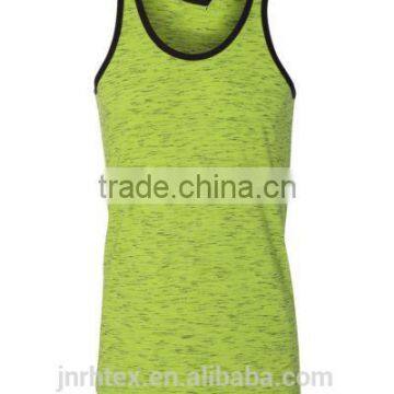 95% cotton 5% spandex mens gym injected slub tank top