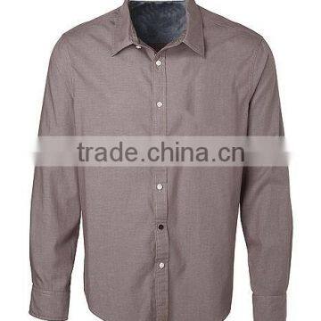 Wholesale Custom Superior Fashion Plain Mature Men's Shirt photo-5
