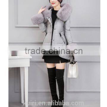 Womens Down Jackets 2016 Duck Down Jacket Women Warm Down Parka Big Real Fur Collar Feather Jacket Female Winter Down Coat photo-2