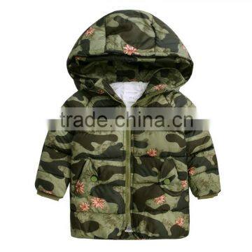 Fashion Children Winter Army Jacket With Cheap Price