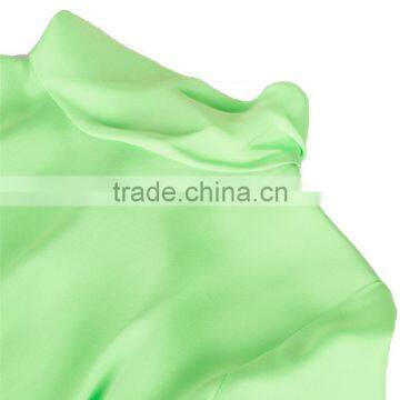 2017 OEM Girls Street Clothing Twisted Cut Fluore Green Blouse Designs photo-5