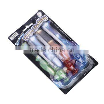 Party favor laser light flashing ring fiber optical airplane shape LED ring