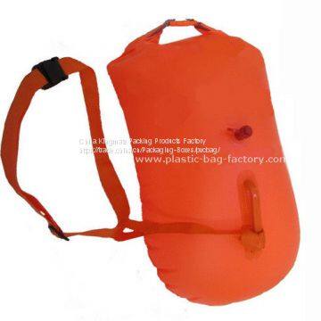 Open Water Swimming Inflatable Swim Buoy Flotation Device Safer Swimmer Buoys For Swimmers Triathletes Snorkelers photo-2