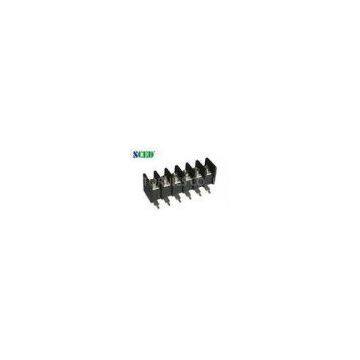 7.62mm 24 Poles Electrical Barrier Terminal Block for Server Site 300V 15A