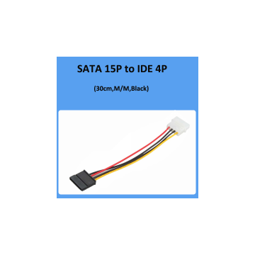 Internal Power Cable 4 Pin 5.25 to SATA Power Adapter Cable