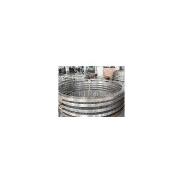 18CrNiMo7-6 Seamless Rolled Ring Forging, Forged Steel Flange For Mining