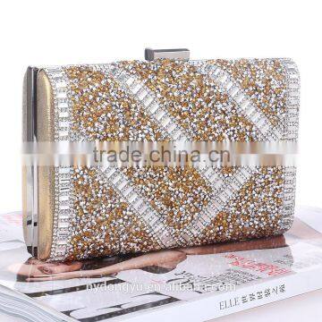 full rhinostone fancy clutch bag / siver women new design purse Evening handbag Gorgeous Bridal Wedding Purse Party bag Handbag