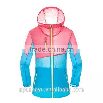 8 Color Constrast Unisex Lightweight Cycling Windbreaker Jacket/saint li Fast Dry Sun Block Athletic Jacket/ Green Blue photo-3