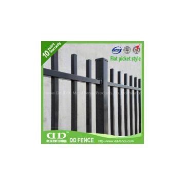 3 Rail Beta Fence Iron Fence - Flat Top