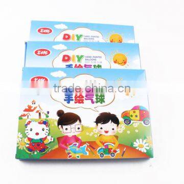 New style kid toy DIY hand -printed balloon cartoon balloon