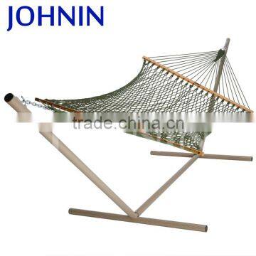 Wholesale Outdoor Single/Double Size High Quality Durable Cotton Rope Mesh Hammock