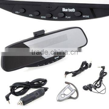 Handsfree Bluetooth Car Mirror Battery and Earpiece