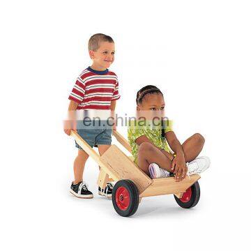 Kids Montessori Early Educational Solid Wooden Toys Car With Wheels