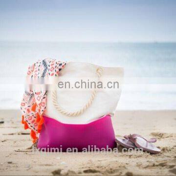  on line beach bag/Silicone Shopping Bags/ Beach Handbags 2017
