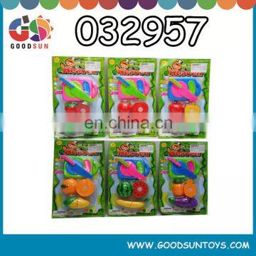 Fruits and vegetables slices cooking set for children