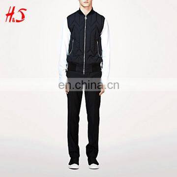 Factry High Quality Vest fashion Black Color Down Coat For Boys
