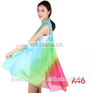 Latest Design Girls Bikini Swimwear Cover up Chiffon Beach Wear Blouse Summer Ladies Long Tops for Leggings photo-2