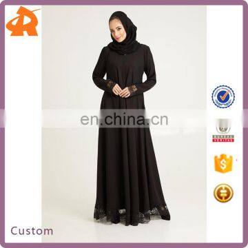 Custom Make New Design Abaya Jilbab Muslim Dress Islamic Long Sleeve Clothing Burka Dress