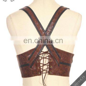 Steampunk Leather Harness-vest photo-4