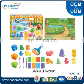 3D Animal world play dough modeling clay for sale