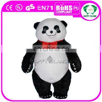 HI 2.5mH/3mH giant inflatable panda fat costume for adult