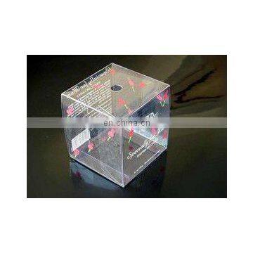 Clear plastic box