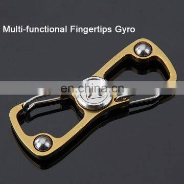 New Arrival Multi-functional Fingertips Gyro Fidget Spinner, Stainless Steel Spiral Spinner