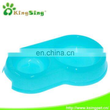 pet double plastic bowl