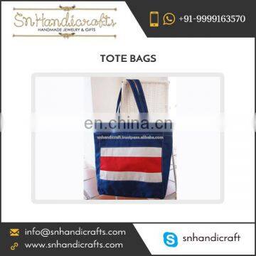 Cotton Material Beach Nautical Tote Bag for Sale