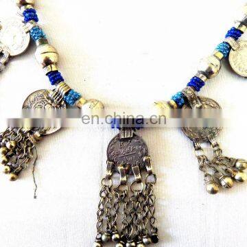 Afghani Vintage Handmade Necklace-Handmade Costume Necklace Set photo-5