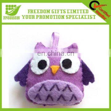 Promotion Logo Customized Animal Felt Keychain