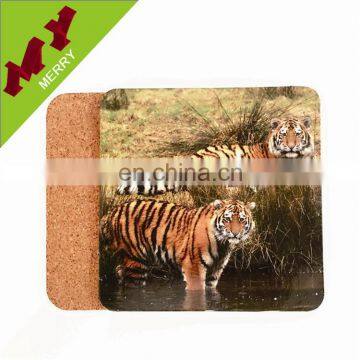 Beer wood coaster / drink cork mat for advertising gifts