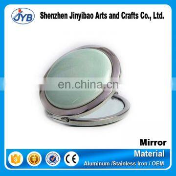 Beautiful Jade Stone Decorative Makeup Cosmetic Mirror