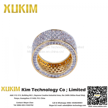 Xukim CZR006 Gold Ring Design for Male and Female photo-2