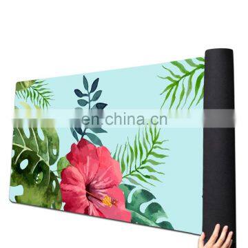High Quality Nonslip Custom Print Eco Friendly Suede Natural Rubber Yoga Mat photo-5
