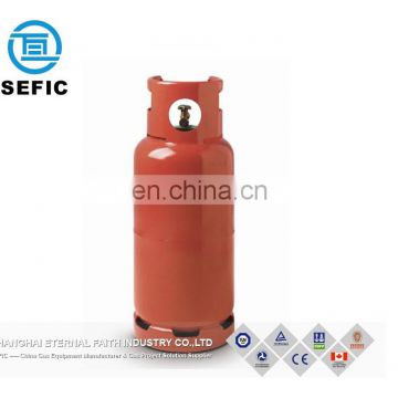 Hot Sell Steel 12kg, 12.5kg, 15kg lpg cylinder Used For South