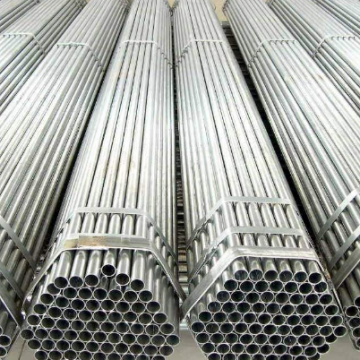 Din St52 Precision Black Zinc 1 1 4 Galvanized Pipe Erw Steel Round Tubing Standard Zinc Coated Round