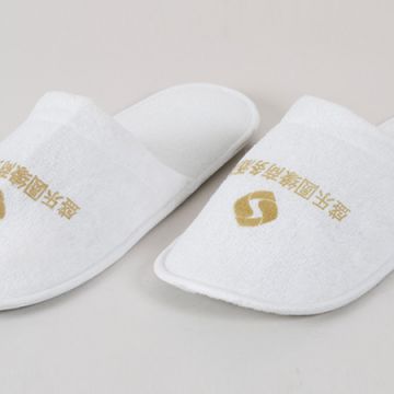 Eliya white velvet different color hotel slipper,white disposable hotel slipper