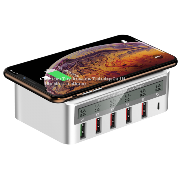 Tenee 818F  usb ,fast and wireless  multifunction charger