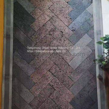 Volcanic Stacked Stone Wall Cladding photo-3