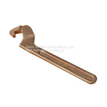 Non-sparking Adjustable hook wrench No.1104