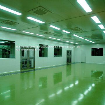 Fan-filterUnits/Ductworkandinsulation/aluninum accessaries in clean room/high efficiency particulate air filters/Sightglass