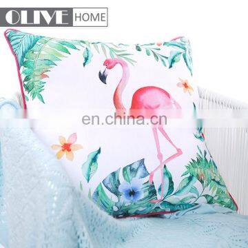 Wholesale Cheap Toucan Flamingo Printed Waterproof Garden Chair Furniture Custom Photo Printing Cushion Outdoor Pillow photo-3