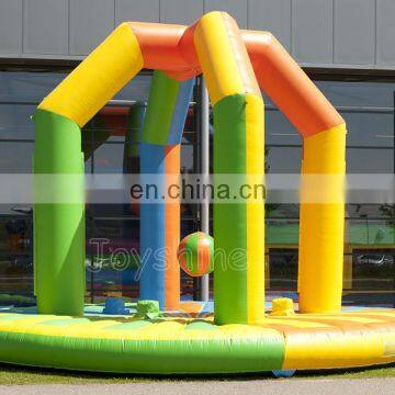 Interactive Inflatable Wrecking Ball Wipeout Swing Him Off Game For Team Building