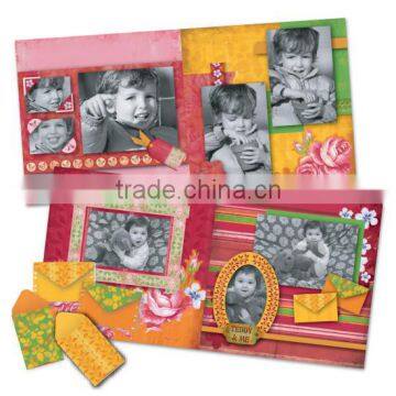 DIY Craft Set Pink & Red Gorgeous Fabulous Flowers Scrapbook Kit photo-3