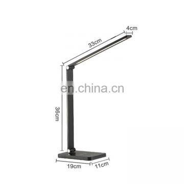 MT-856 Eye Protection Wireless Charging Desk Lamp Aluminum Alloy Folding Touch Wireless Study Table Lamp photo-3