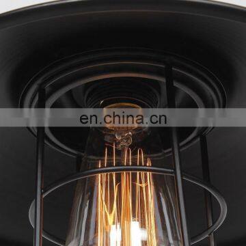 Gloss Lamp Shade Black Economical Custom Design Retro Vintage Pendant Light photo-5