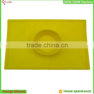 Silicone Placemats Table Dog Bowls Kitchen Table FDA Dish Pad Grip With Bowl Quality Choice photo-2