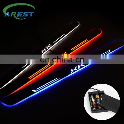 Carest 2PCS LED Door Sill For JAGUAR XK Convertible (X150) 2006-2014 Door Scuff Plate Acrylic Car Welcome Light Accessories