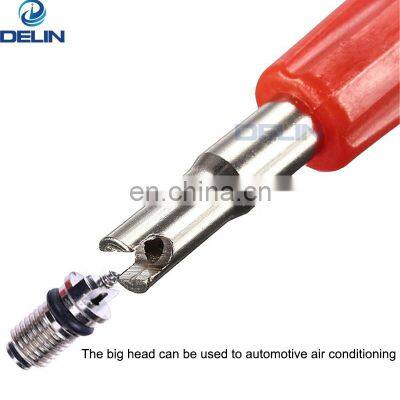 2 in 1 Air Conditioning Valve Core Screw Driver Tire Valve Core Remover Installer Tool photo-3
